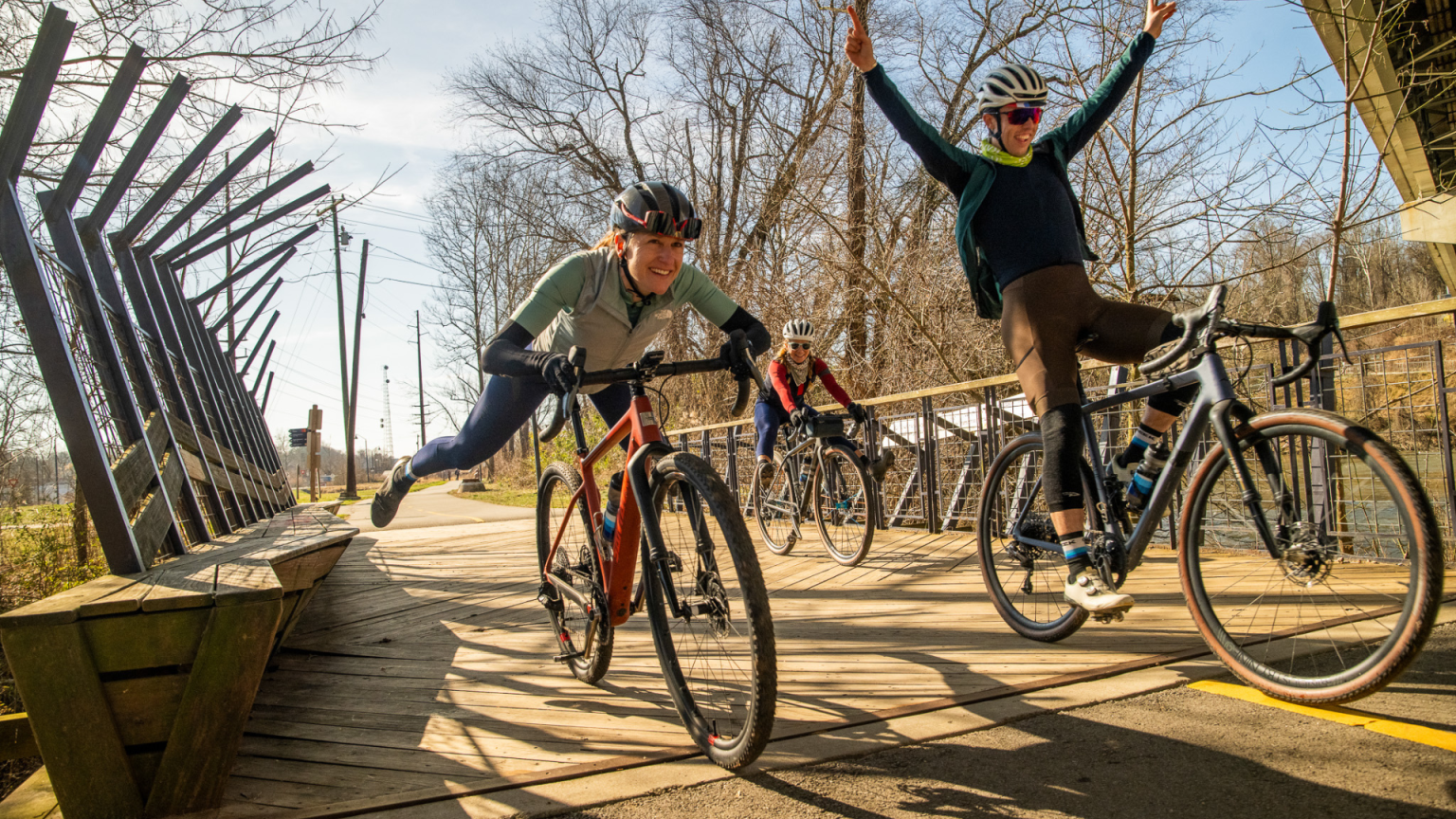 Biking On Bridge