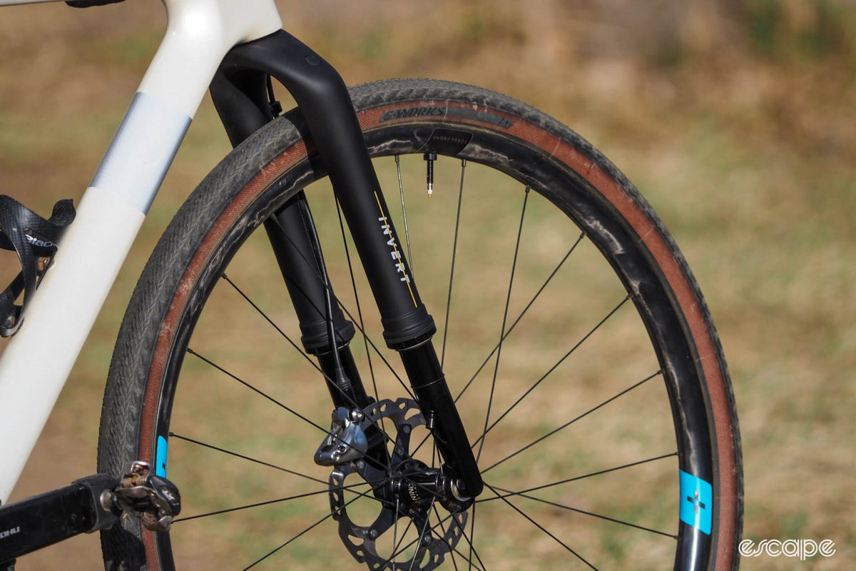 Invert Fork On Bike