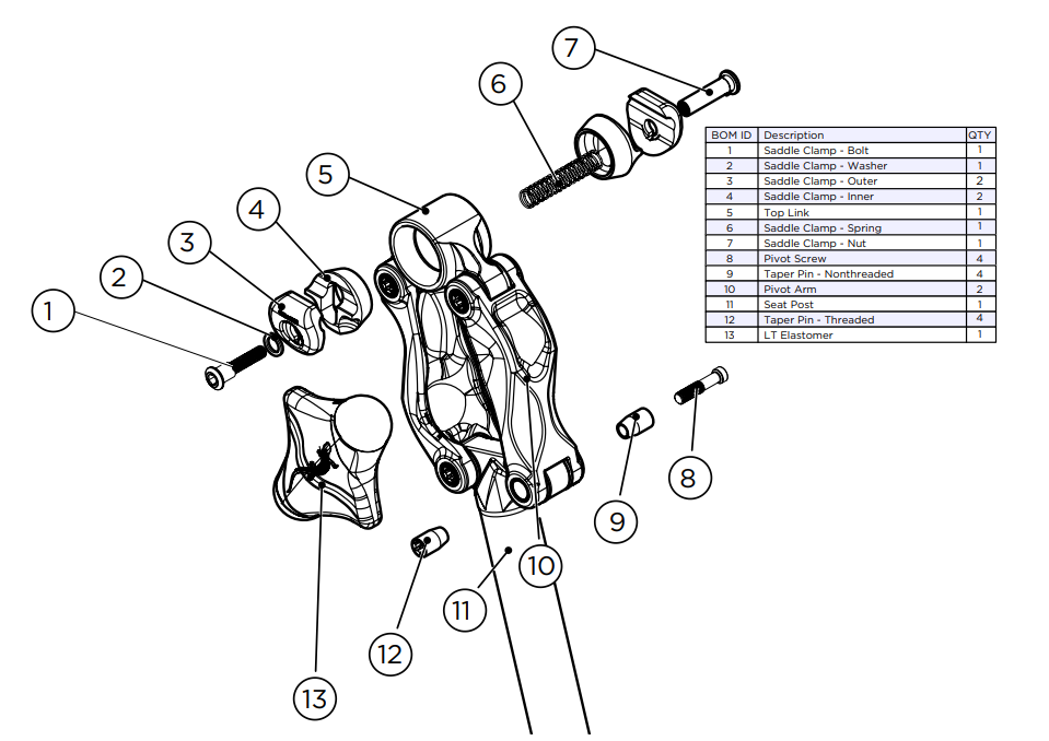 Seatpost Parts & Kits - Cane Creek Cycling Components