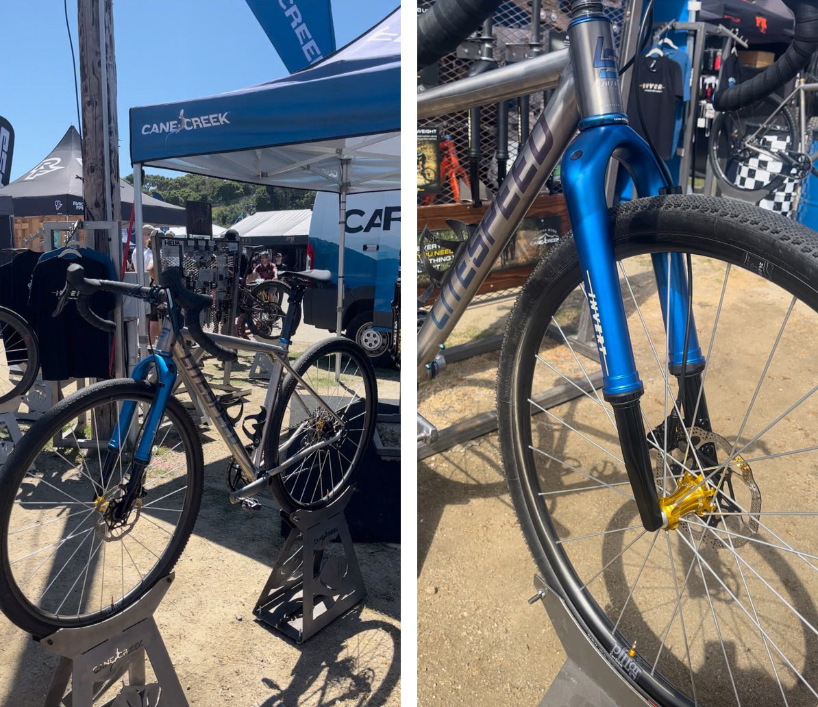 Blue Invert Fork