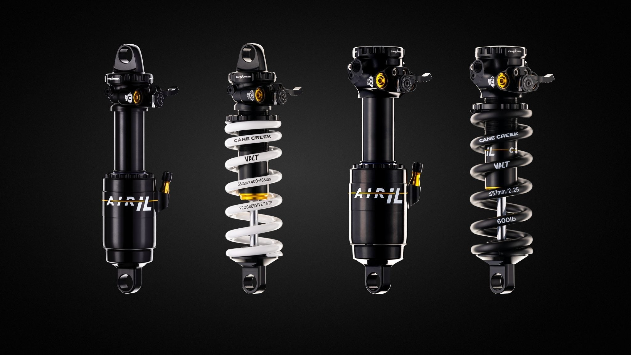 Cane Creek Air IL Next Gen Rear Shock - 185 x 52.5mm, Black, Trunnion