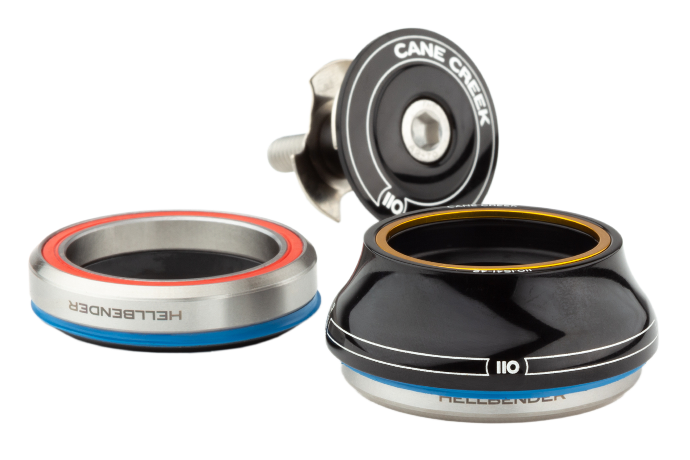 110 Premium Bicycle Headset with Stainless Steel Bearings - Cane 110 Premium Bicycle Headset with Stainless Steel Bearings - Cane