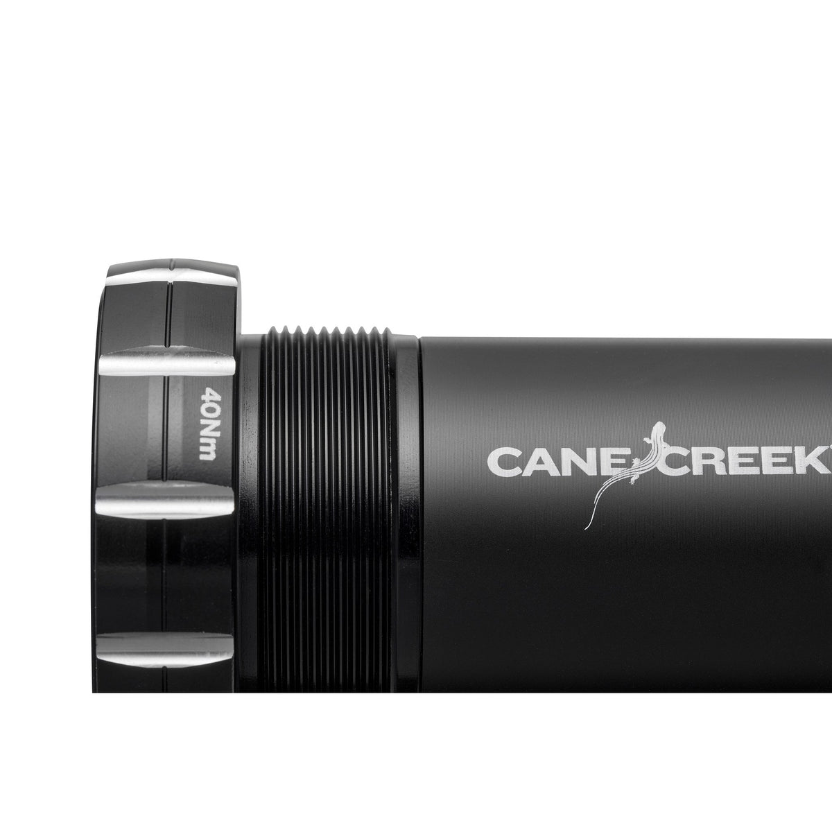 110 Ceramic Bottom Bracket cup detail with 40Nm torque marking - Cane Creek Cycling Components