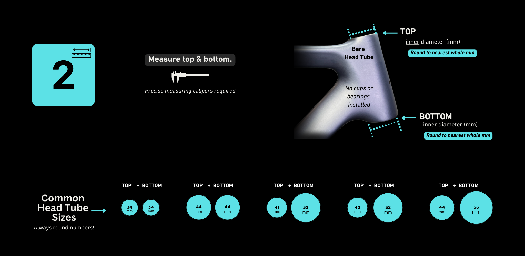 Head Tube Measuring 2