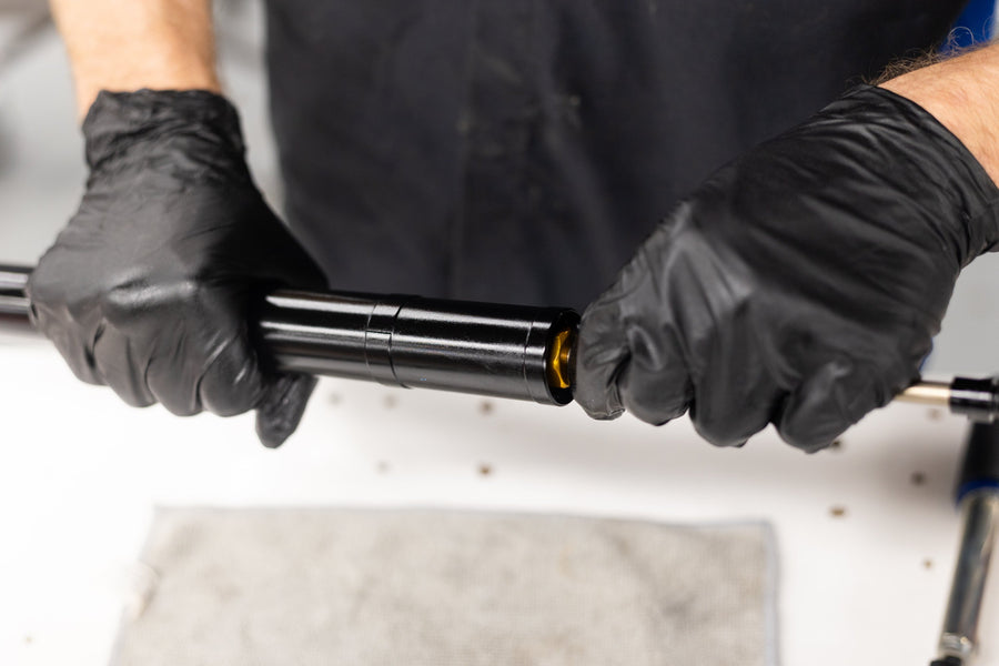 Seating shaft assembly in air cartridge